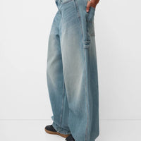 Stylish  Wide Leg Denim jeans