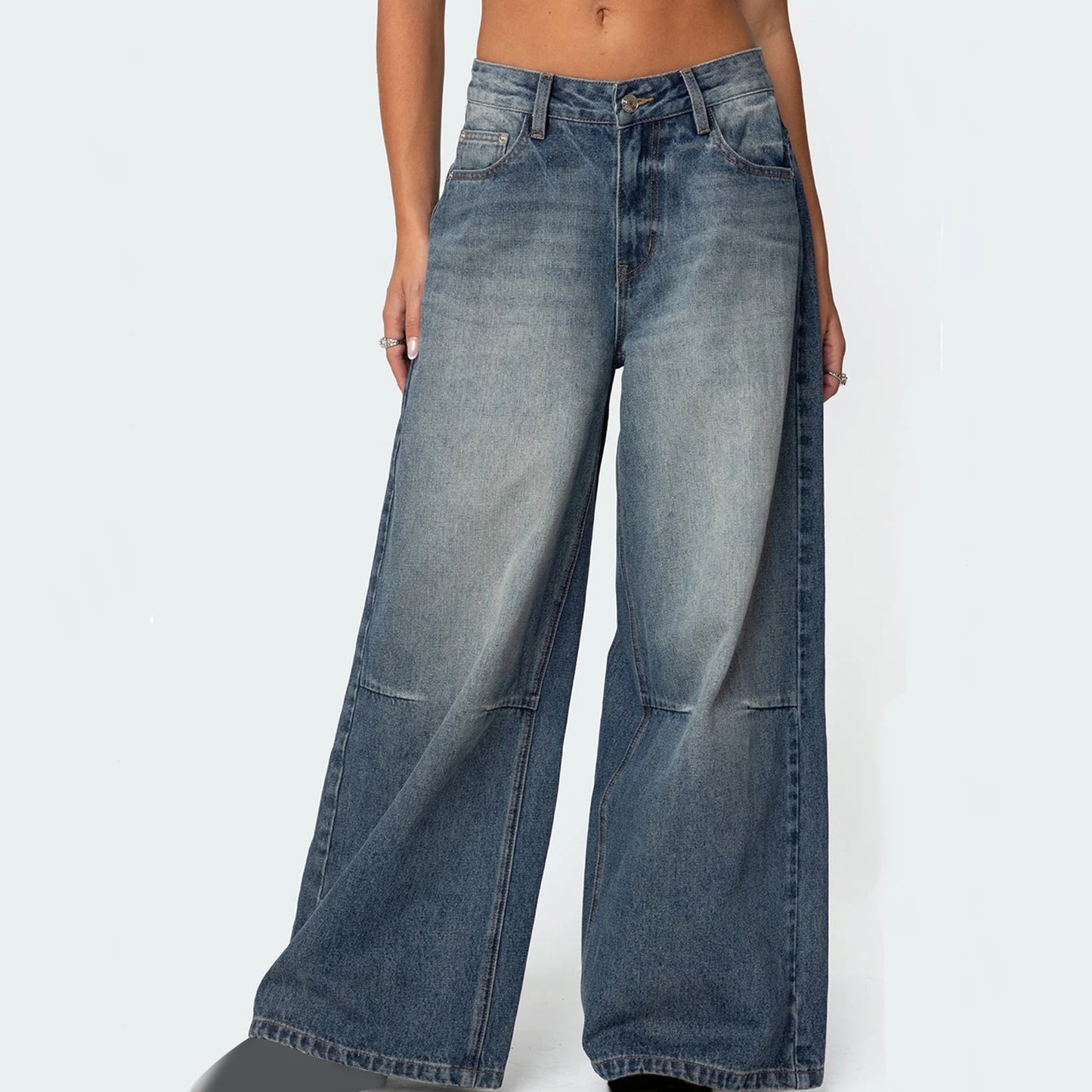 Women’s Loose Fit Wide Leg Jeans