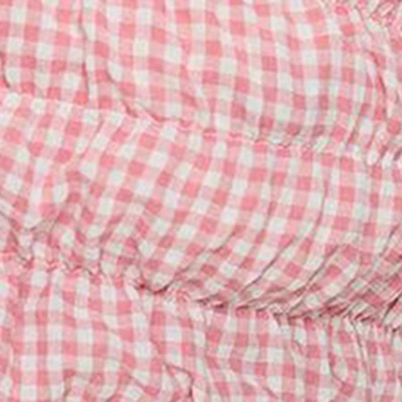 Serena Plaid Off The Shoulder Top