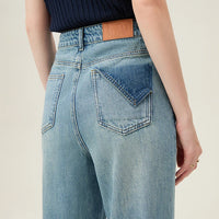 High Waist Baggy Wide Leg Jean