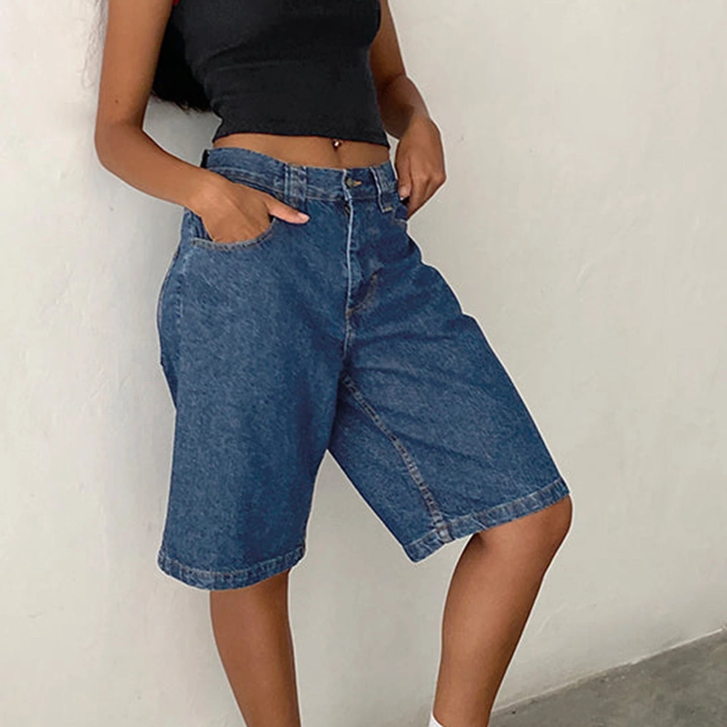 Snapshot Below-Knee Denim Short