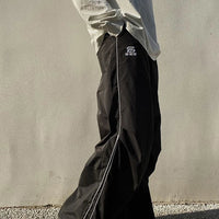 Oversize Retro Embroidery Trousers