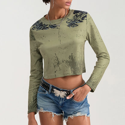 Aesthetic Gothic Crop Tee