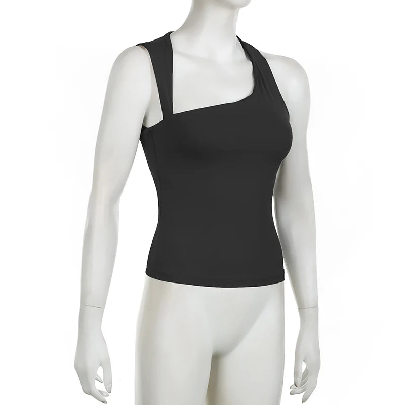 Seamless Asymmetric Tank Top