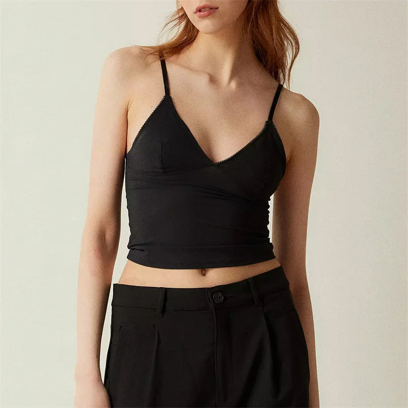 Vibrant Deep V-Neck Camisole