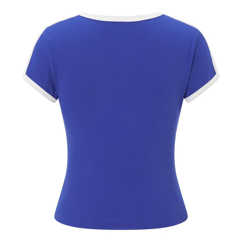 Babe  V Neck Tee