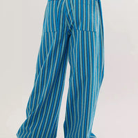 Women’s Baggy Striped Wide Leg Pants