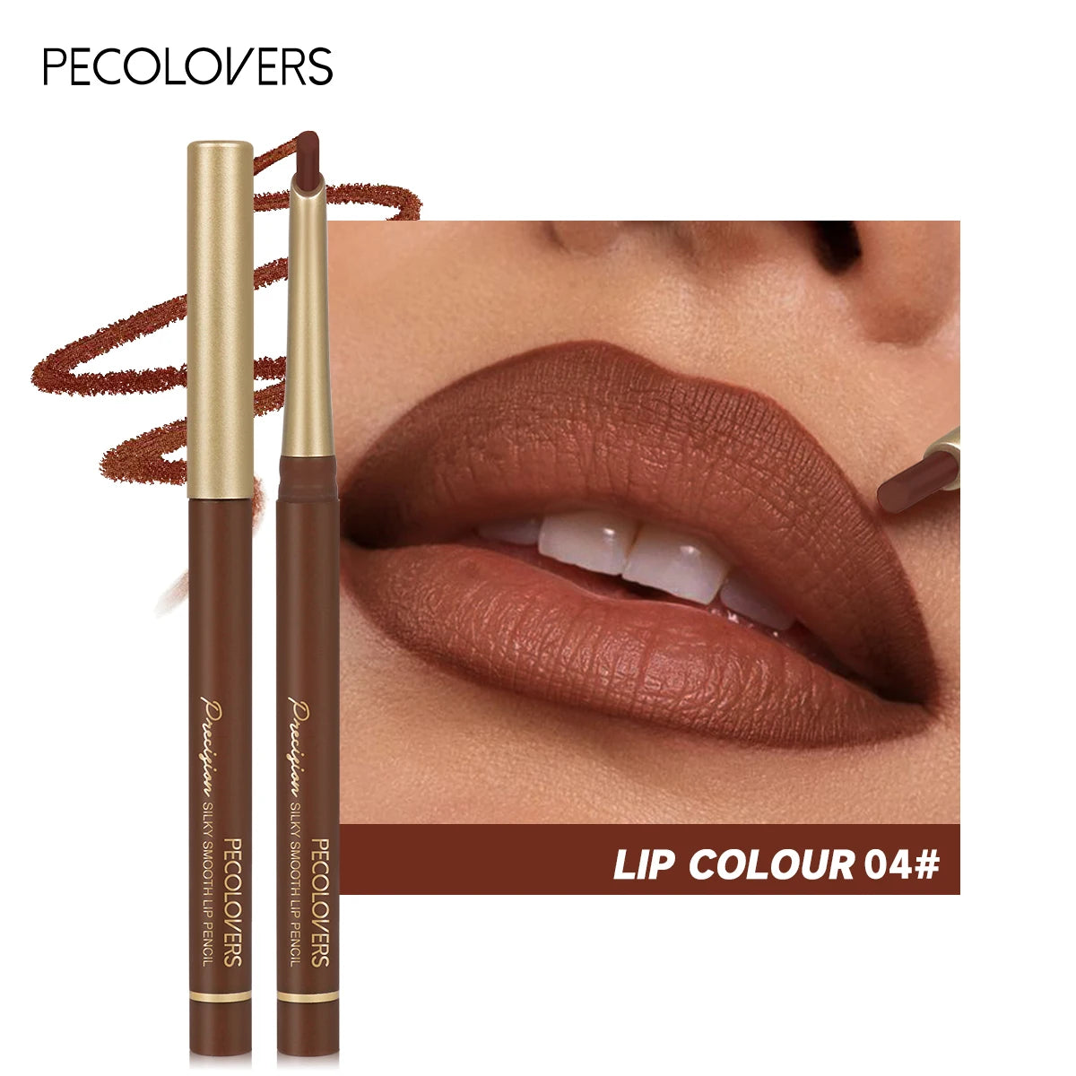 Bevel-Edge Matte Lip Contour Pencil