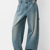 Stylish  Wide Leg Denim jeans