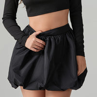Bubbly Poplin Mini Skirt