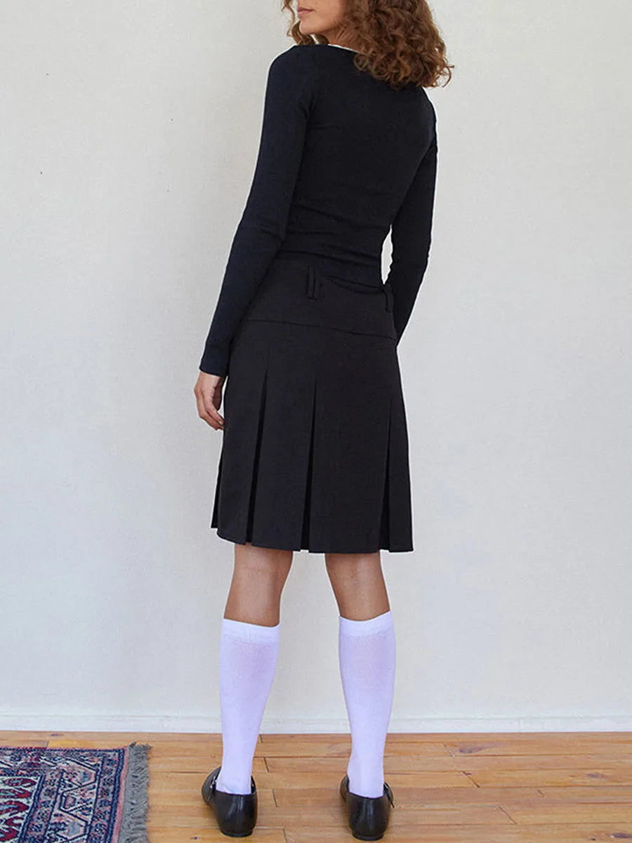 Chelsea Long Sleeve Square Neck Top