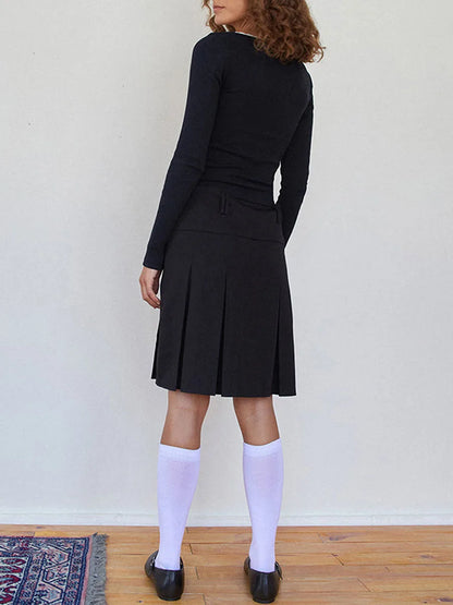 Chelsea Long Sleeve Square Neck Top