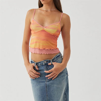Butterfly Short Sleeve Camisole