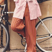 Women’s Baggy Striped Wide Leg Pants