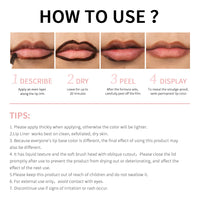 Peel-Off Tattoo Lip Liner