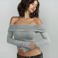Snug Loose Off Shoulder Sweater