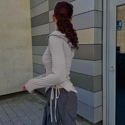 Drawstring Slim Hoody