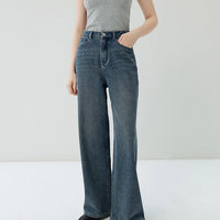 Elegante blue Wide Leg Jeans