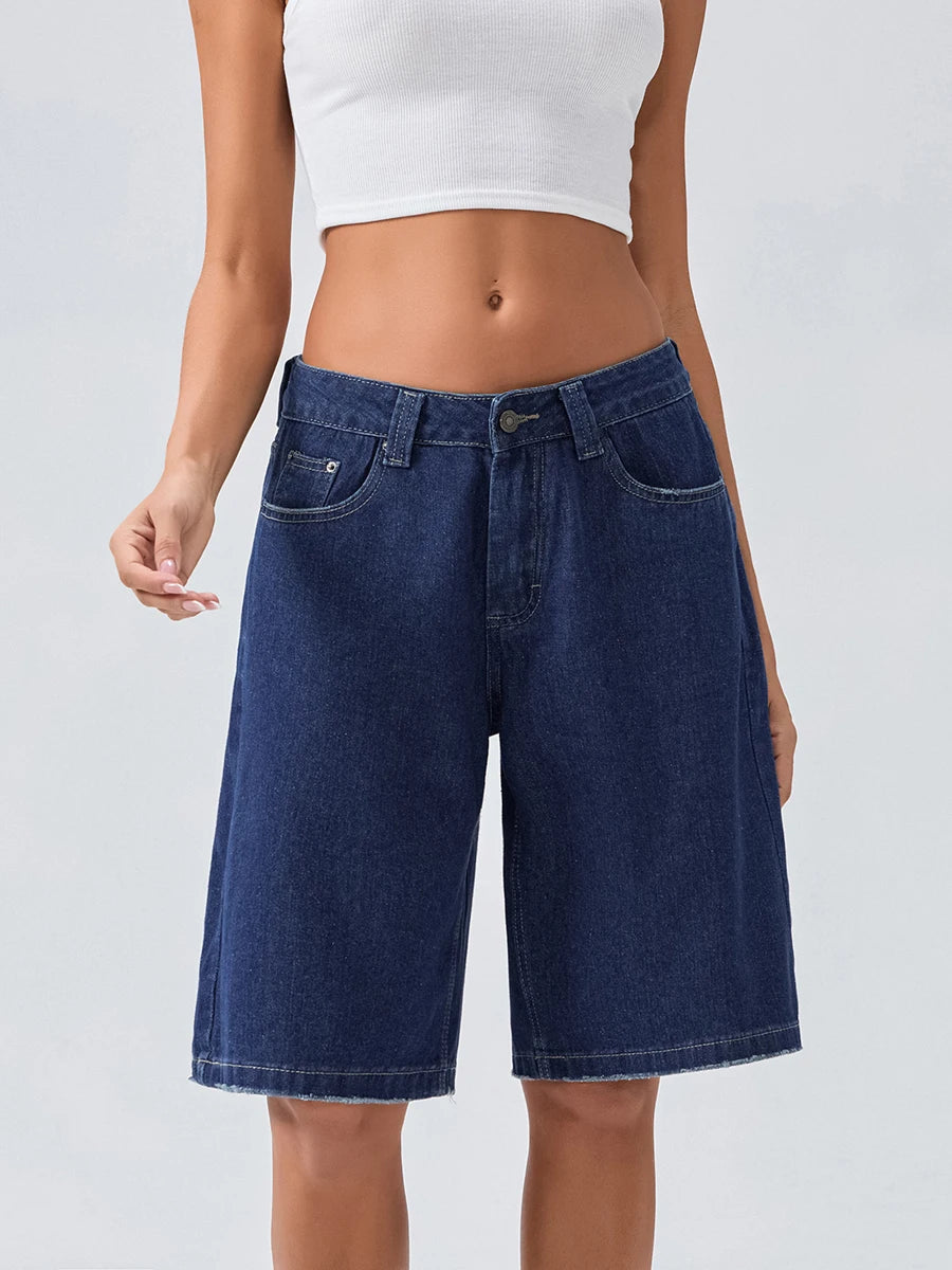 Snapshot Below-Knee Denim Short