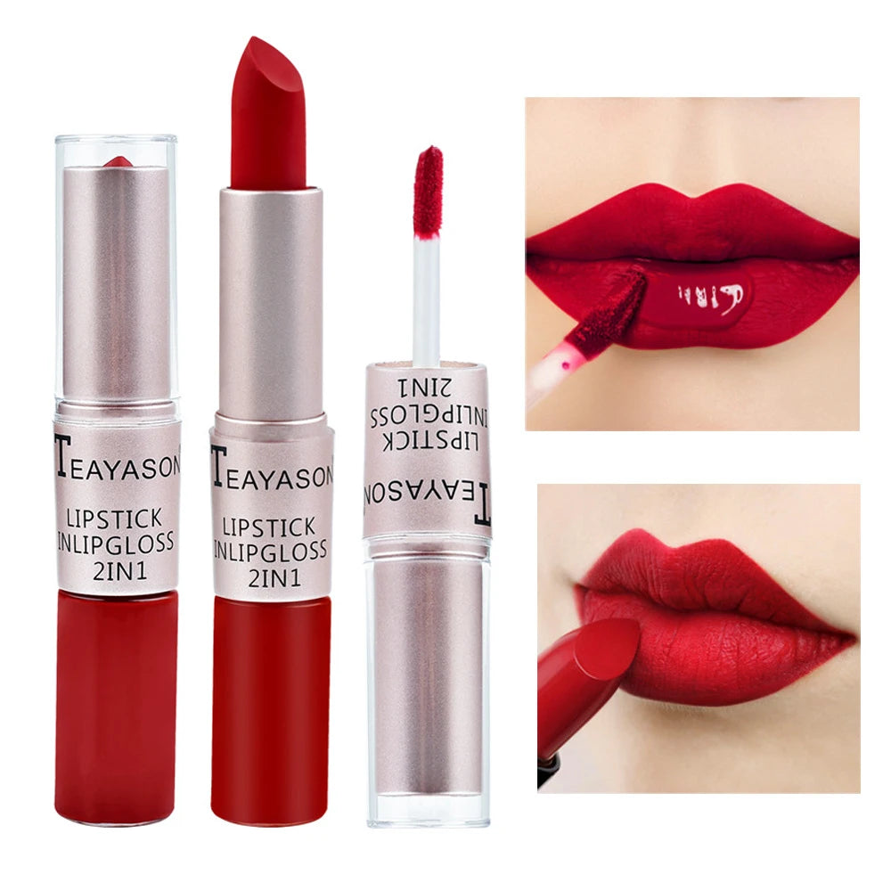 Double-Head Velvet Matte Duo
