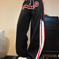 Embroidery Letter Sweatpants