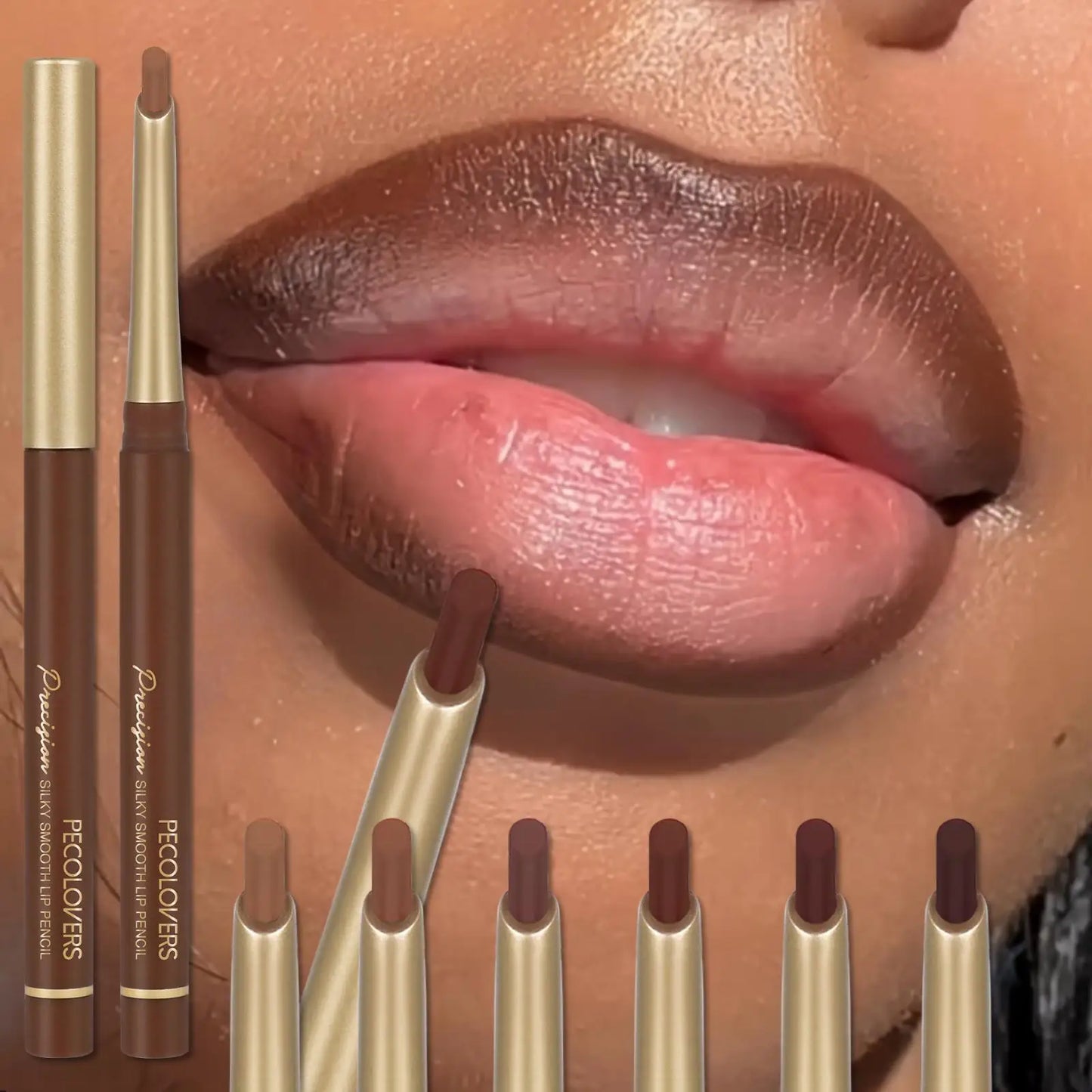 Bevel-Edge Matte Lip Contour Pencil