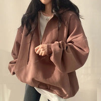 Oversized Zip Up Hoodie