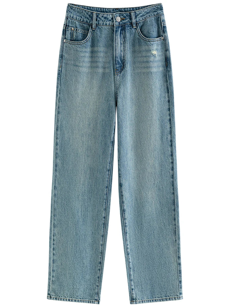 High Waist Baggy Wide Leg Jean