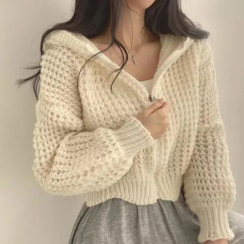 Chic Cropped Cardigan