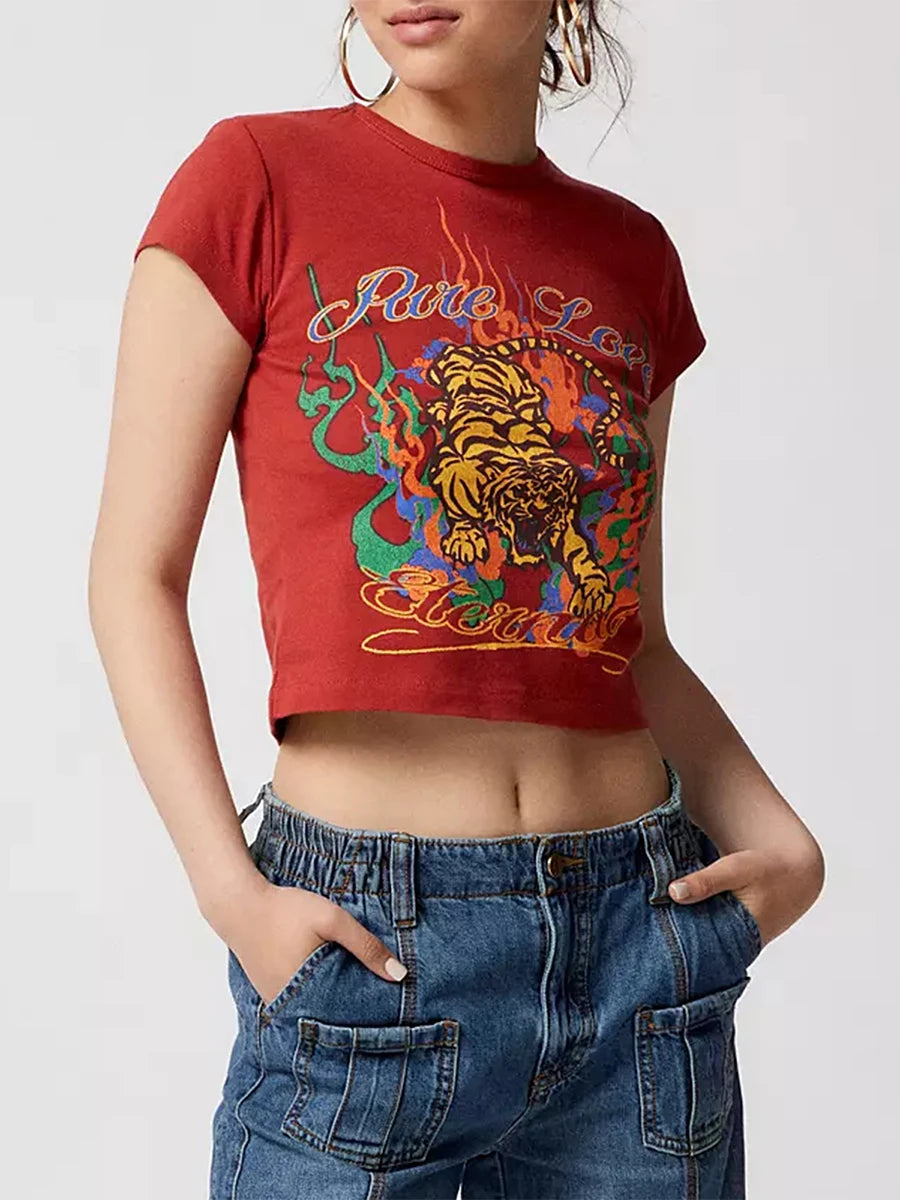 Short-Sleeve Crew Baby Tee
