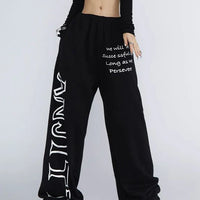 Sweatpants American Letter Print