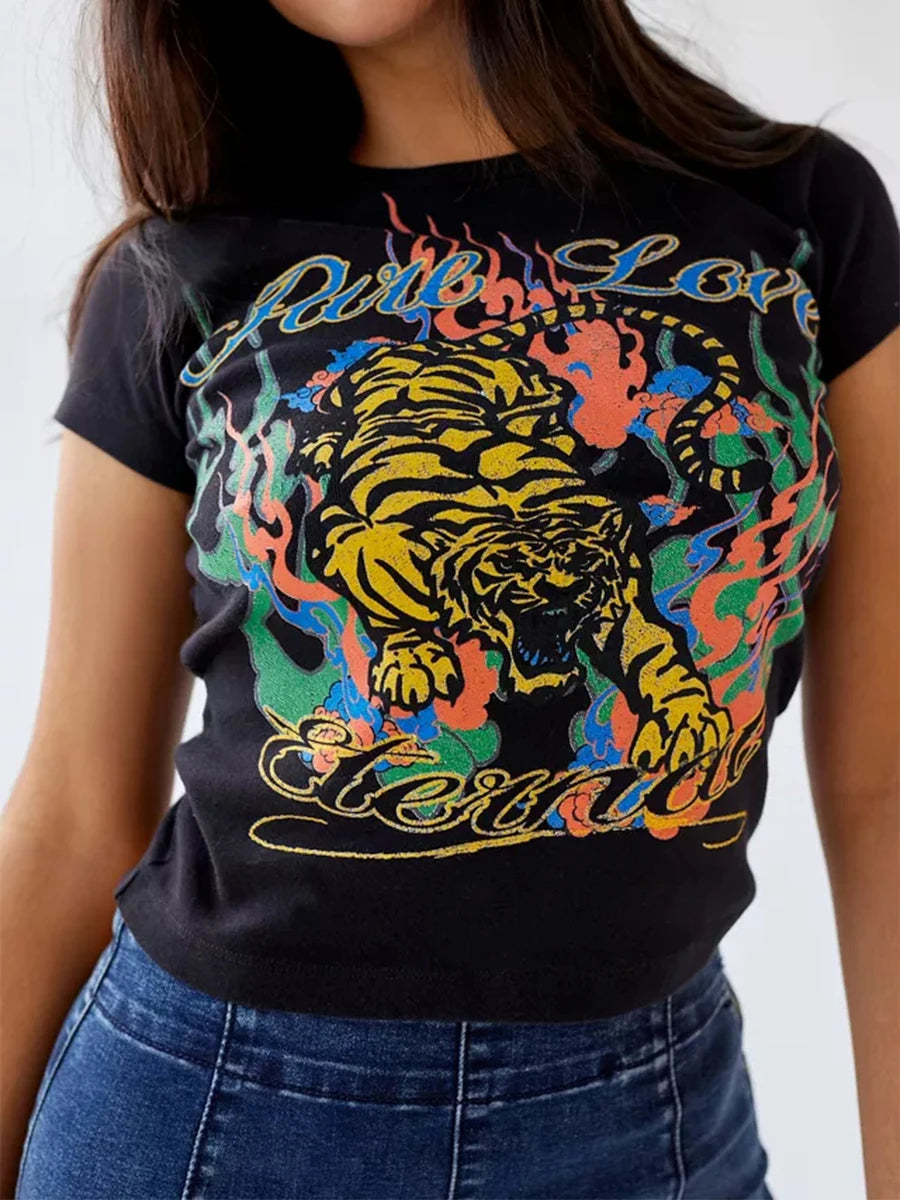 Short-Sleeve Crew Baby Tee