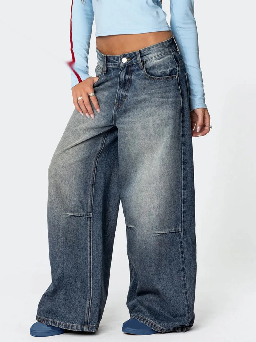 Women’s Loose Fit Wide Leg Jeans