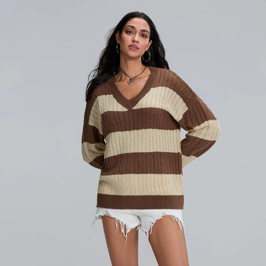 Oversized Crew Neck Pullover Sweater