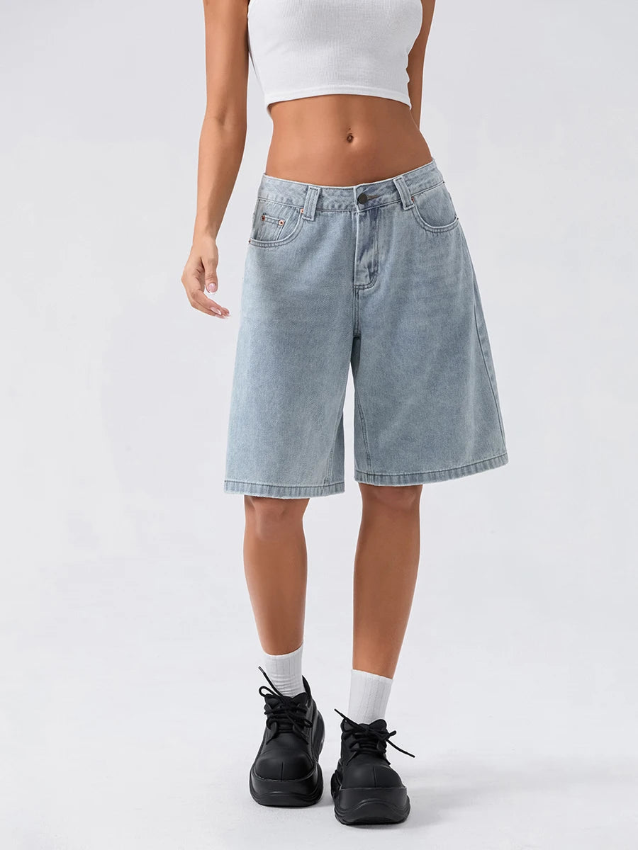 Snapshot Below-Knee Denim Short