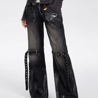 Black Baggy Boyfriend Jean