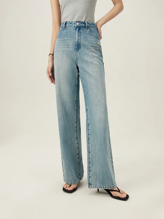 High Waist Baggy Wide Leg Jean