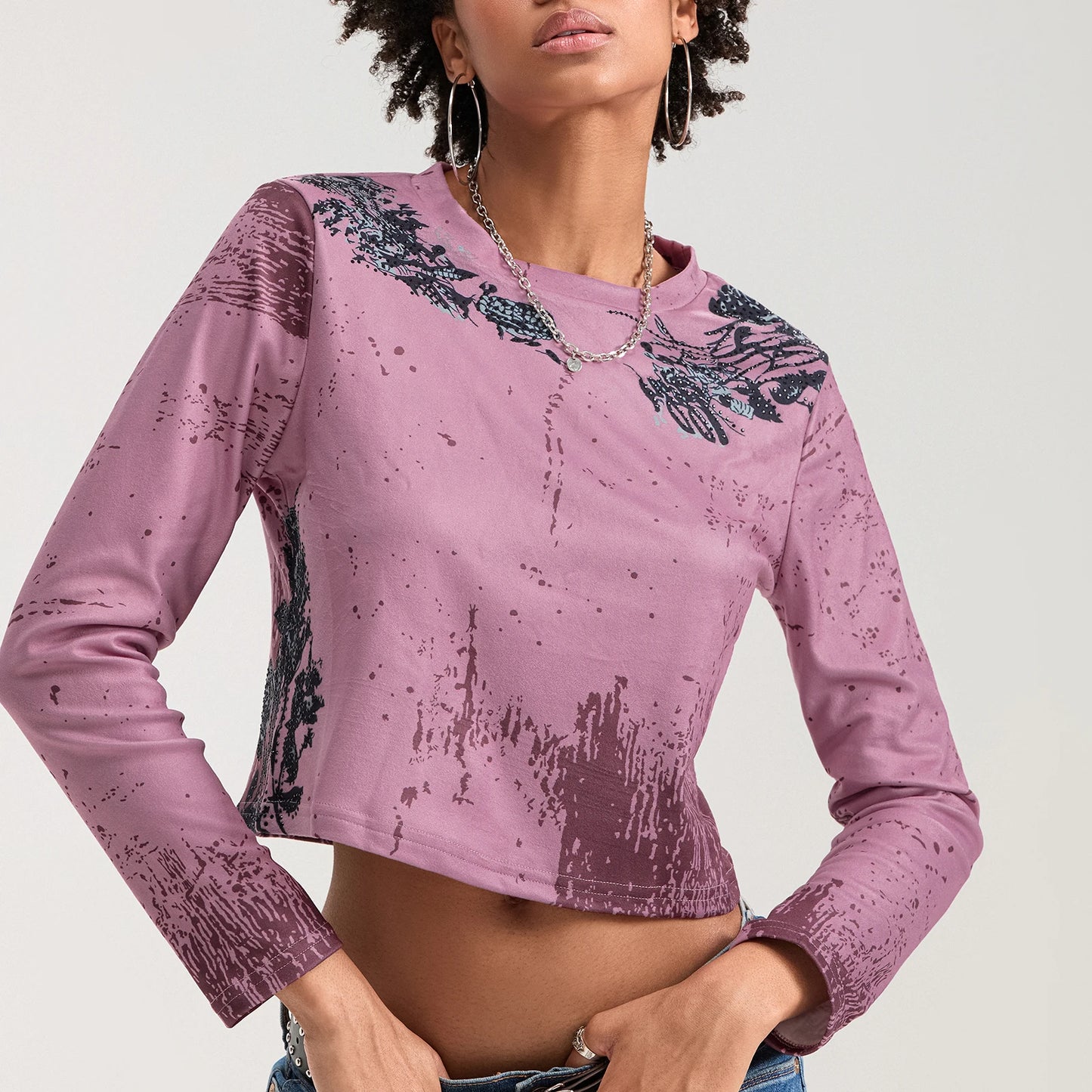 Aesthetic Gothic Crop Tee