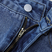 High Waist Jean Skirt