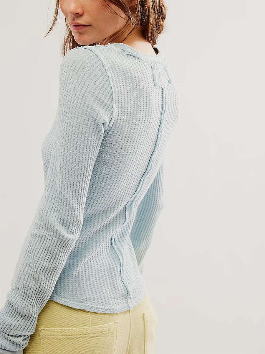 Long Sleeve Knit One Neck top