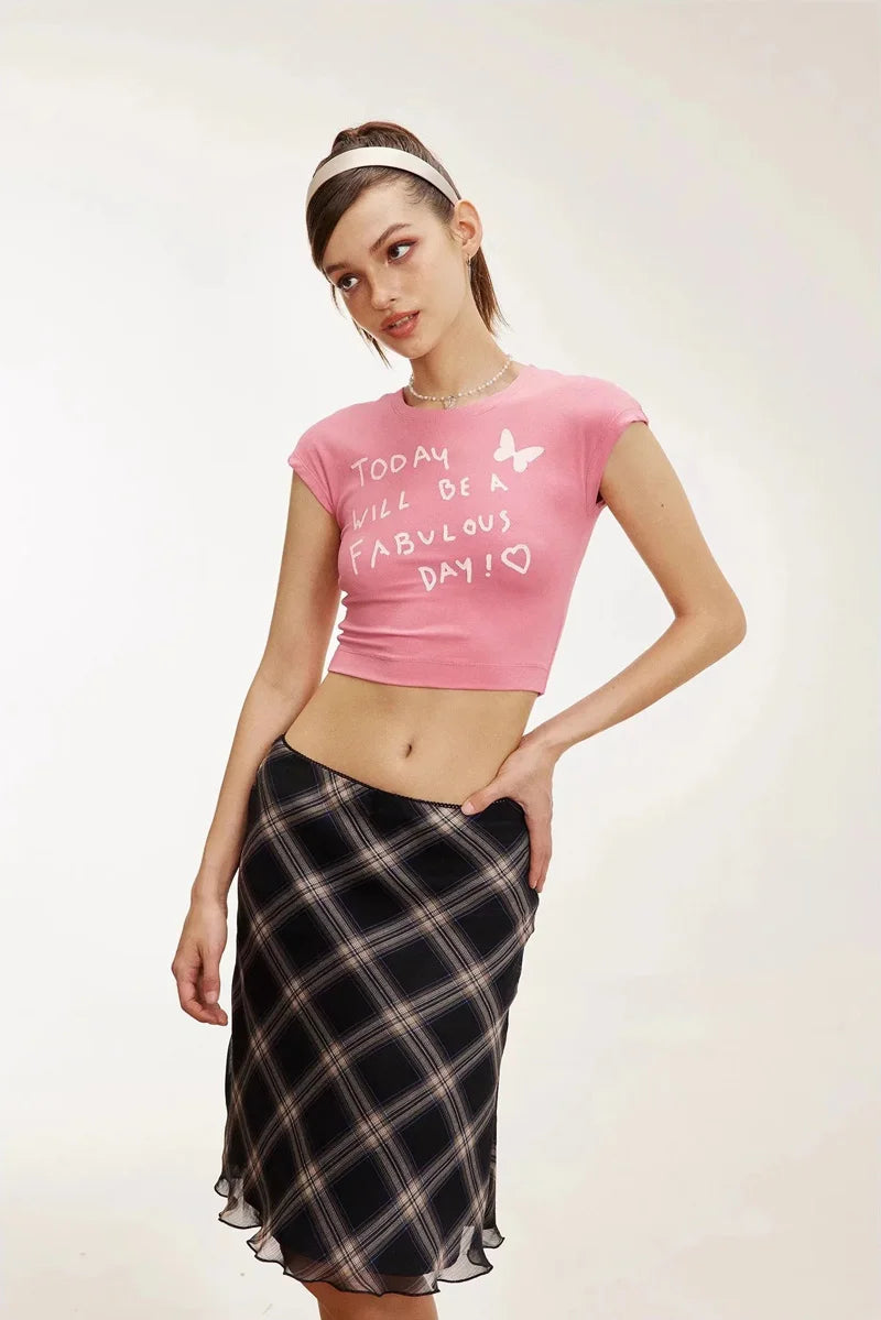 Sexy Mesh High Waist Mini Skirt
