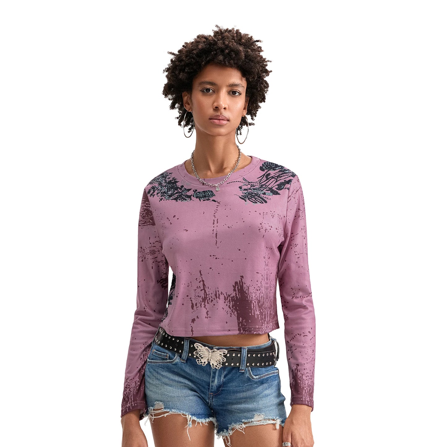 Aesthetic Gothic Crop Tee