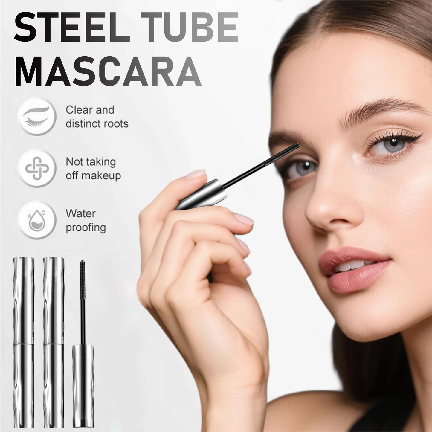 Metallic Tube Silk Fiber Mascara