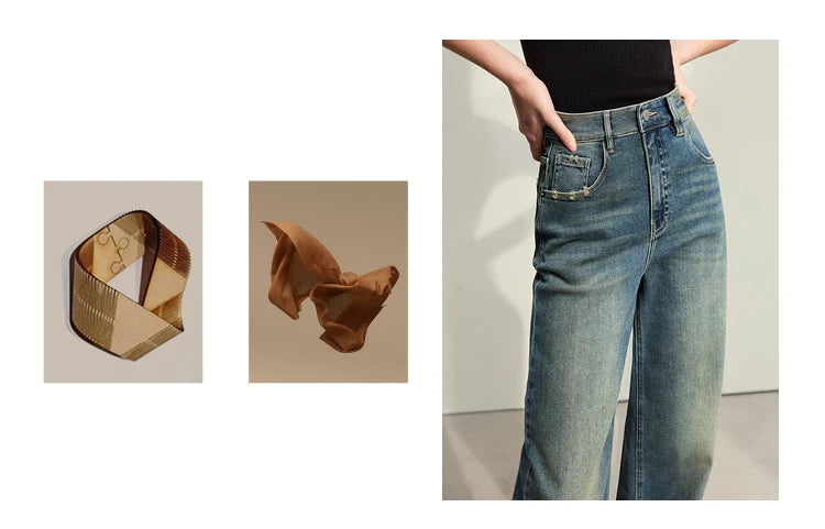 Light Washed Slouchy Straight Jean