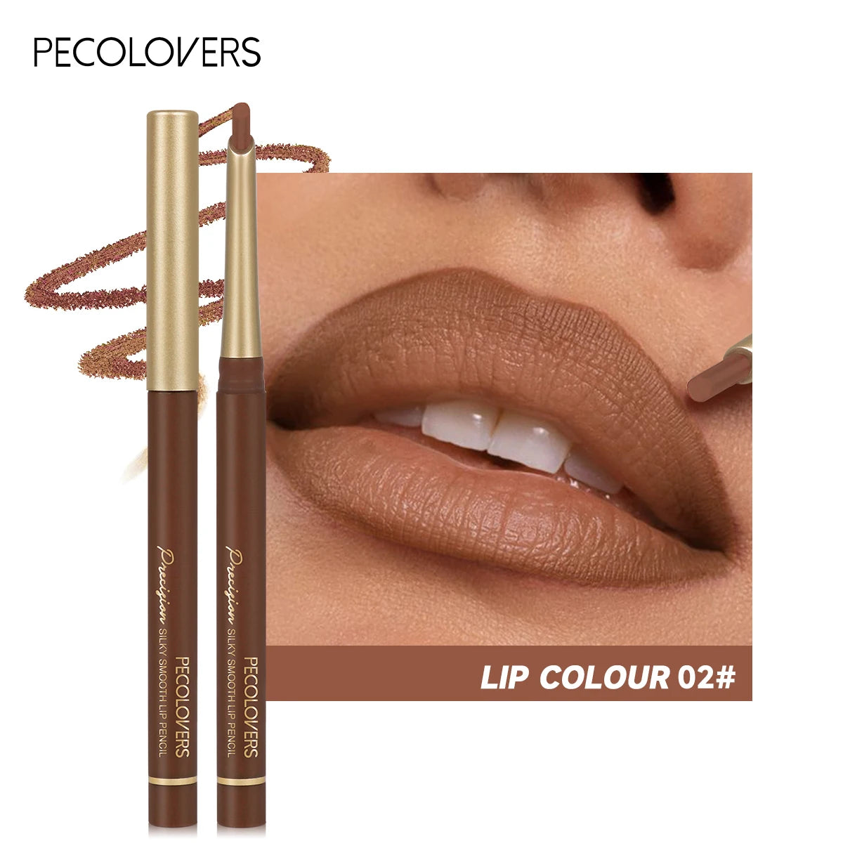 Bevel-Edge Matte Lip Contour Pencil