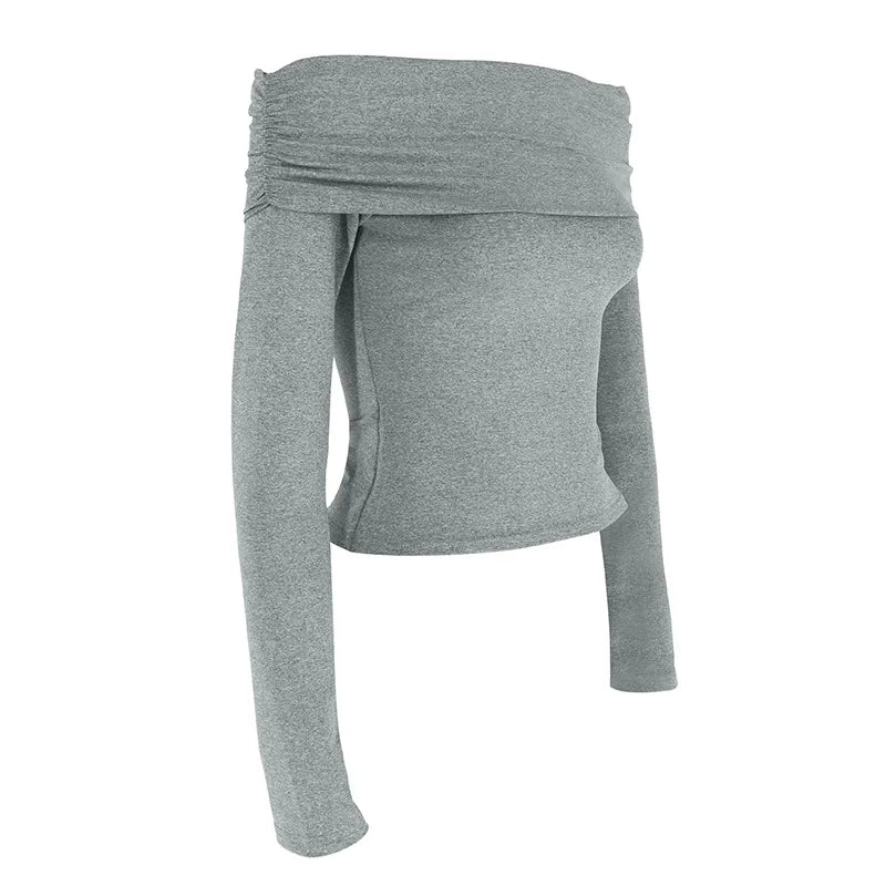 Snug Loose Off Shoulder Sweater