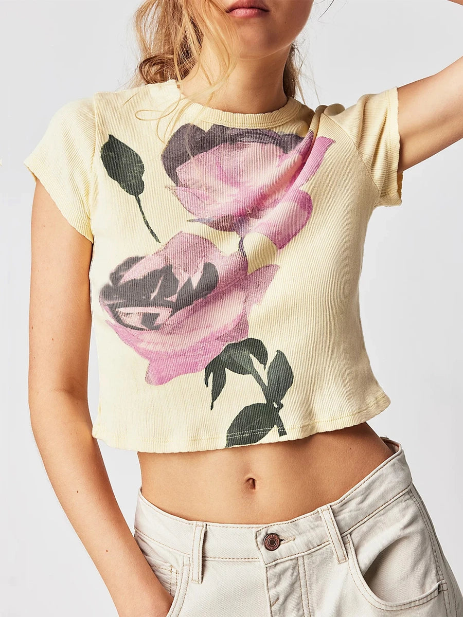 Printed Graphic Baby Tee