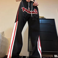 Embroidery Letter Sweatpants