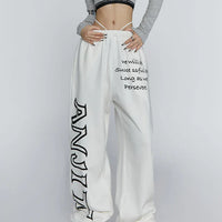 Sweatpants American Letter Print
