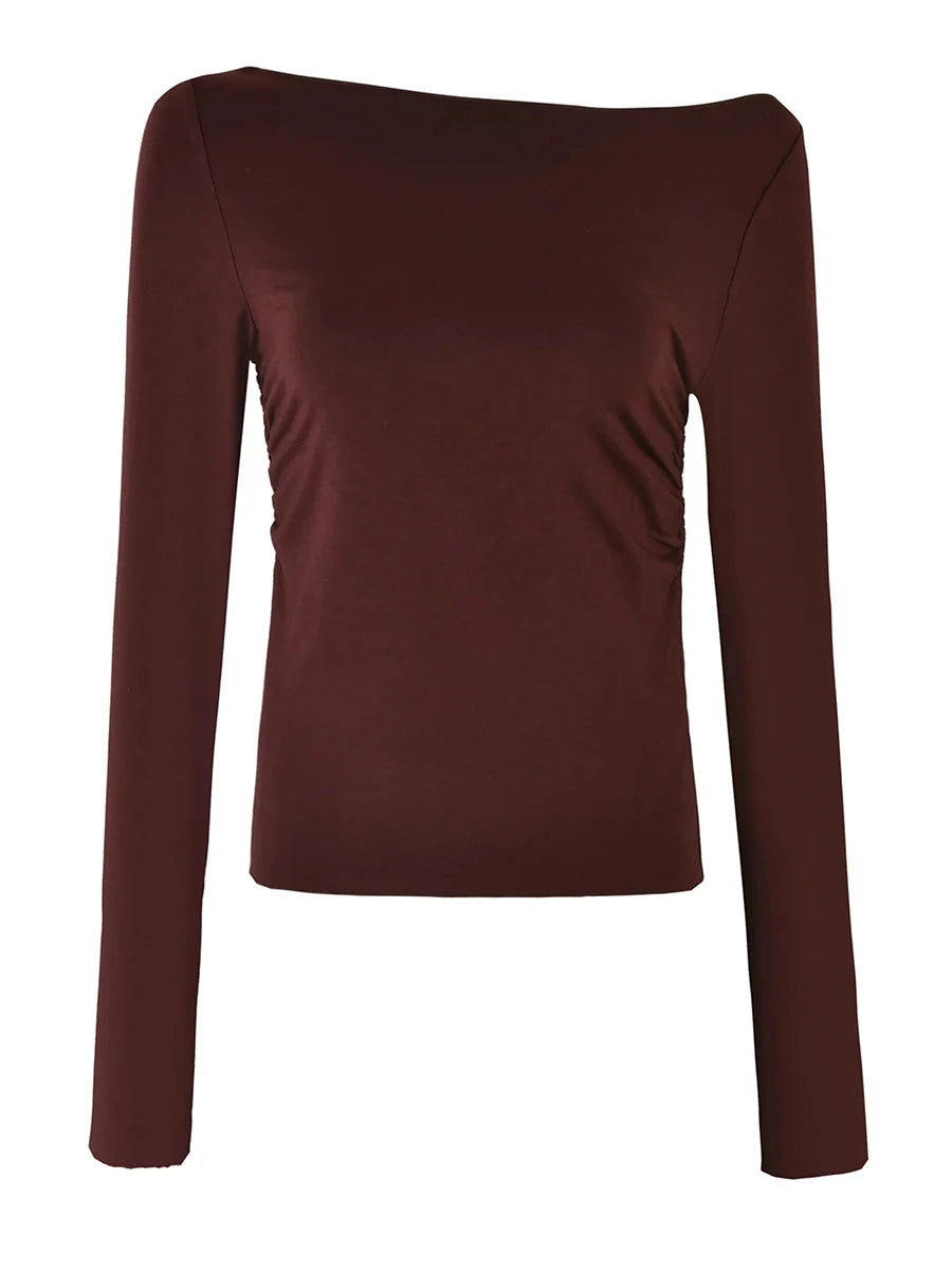 Long Sleeve Basic Tee Top